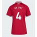 Manchester United Matthijs de Ligt #4 Dámské Domácí Dres 2026-27 Krátkým Rukávem Manchester United Matthijs de Ligt #4 Dámské Domácí Dres 2026-27 Krátkým Rukávem